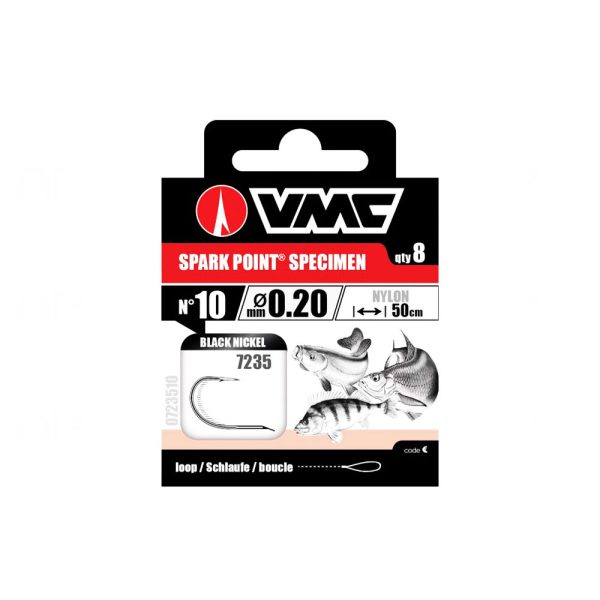 VMC Spark Point Specimen 7235BN Nylon Tied Hook