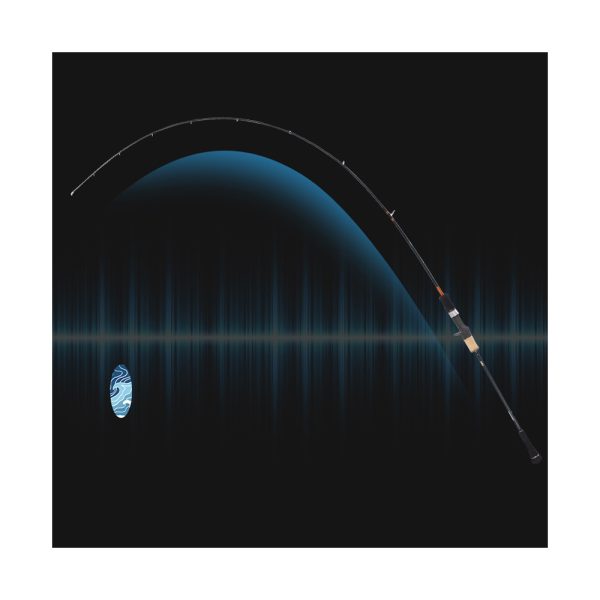 ECOODA Upgraded Cyan Blue Full Solid ECBSJ II Slow Jigging Rod - Image 2