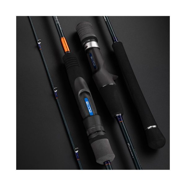 Ecooda Upgraded Cyan Blue Full Solid Light Jigging Rod ECBLJ - Image 4