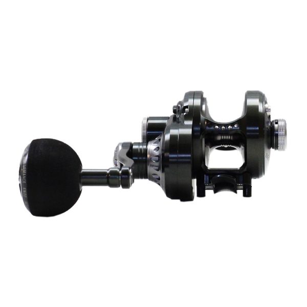 NEXT HD Overhead Jigging Reel Lever Drag – Black / Gunsmoke - Image 3
