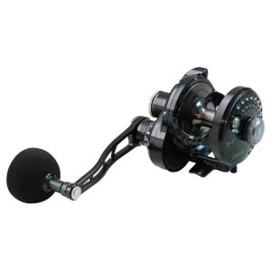 NEXT HD Overhead Jigging Reel Lever Drag – Black / Gunsmoke