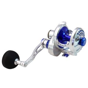 NEXT HD Overhead Jigging Reel Lever Drag – Silver / Blue