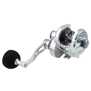 NEXT HD Overhead Jigging Reel Lever Drag – Silver / Gunsmoke