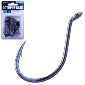 BKK OCTOPUS BEAK BLACK Hooks 50pc / Αγκίστρια 50 τεμάχια